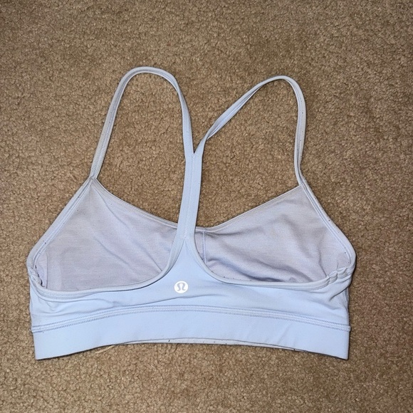 Lululemon Y Bra Nulu Size 6 color Pastel Blue - Picture 2 of 3